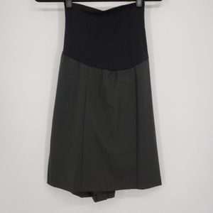 Motherhood |  Pin Striped Pencil Career Skirt